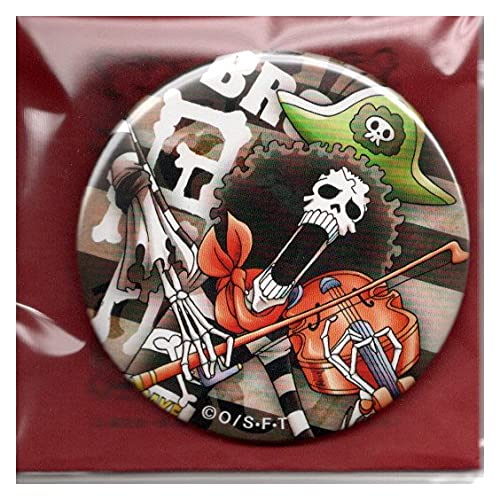 ワンピースラン トレーディング 缶バッジ ブルック ワンピース